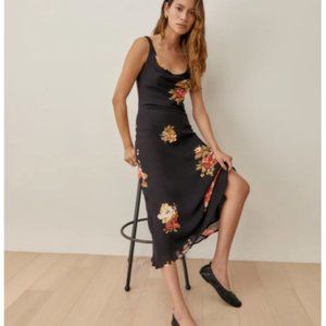 REFORMATION - Blk Floral Emmeline Dress (4)